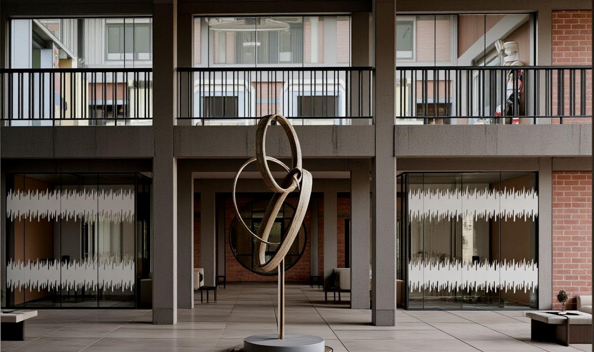 School lobby interior at Birla Open Minds campus in Coimbatore, constructed by Narpavi Property Developers Pvt Ltd